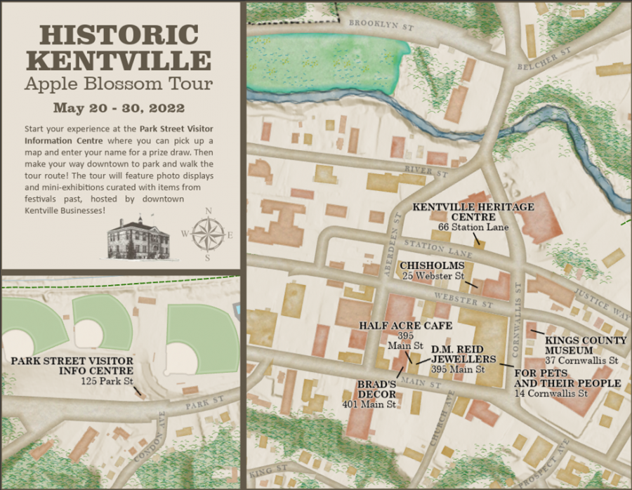Apple Blossom Walking Tour Map