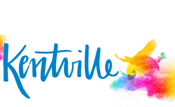 An image shows the word "Kentville" surrounded by this year's indigenous peoples day promotional design