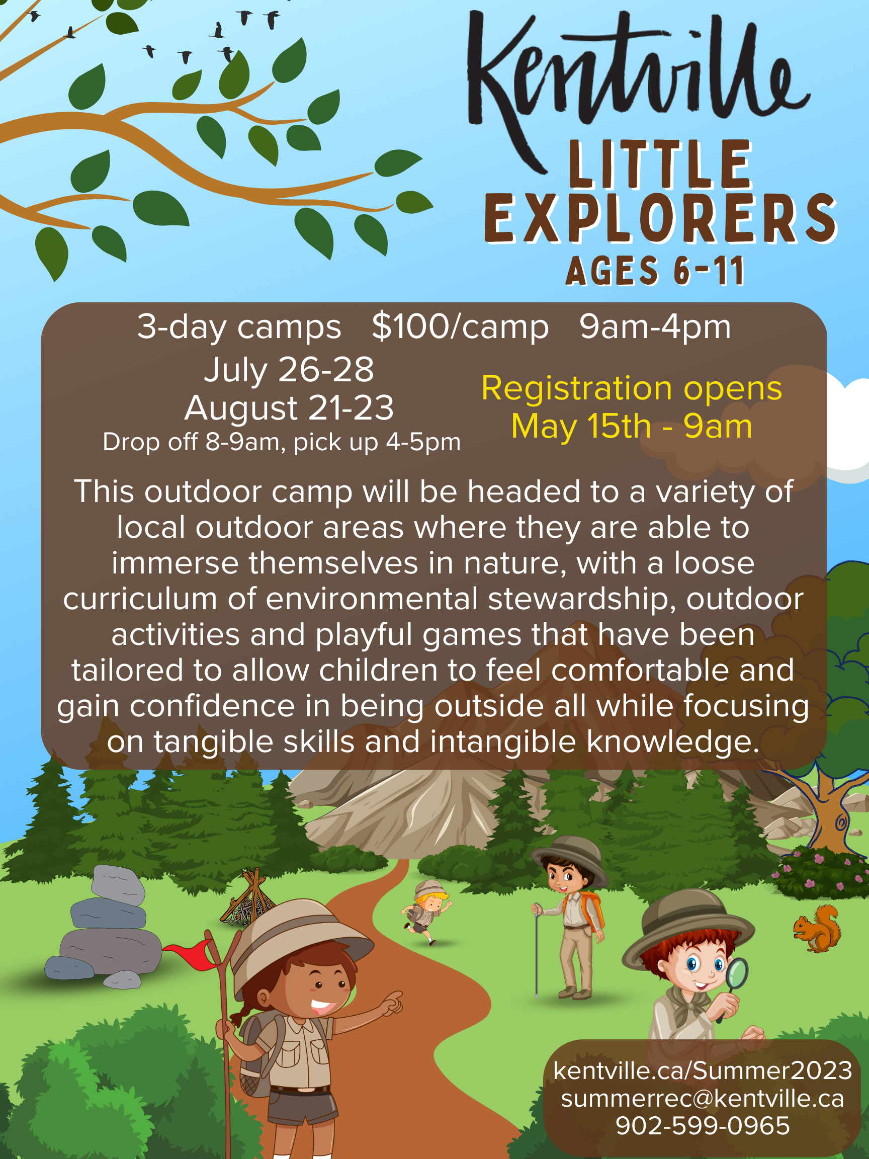 Little Explorers Program Poster
