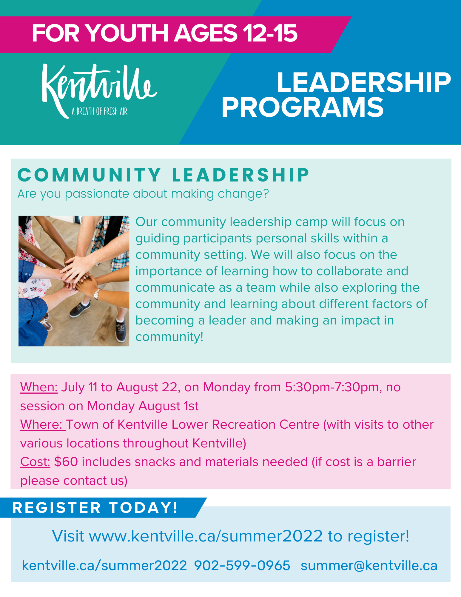 Youth Community Leadership Program. 