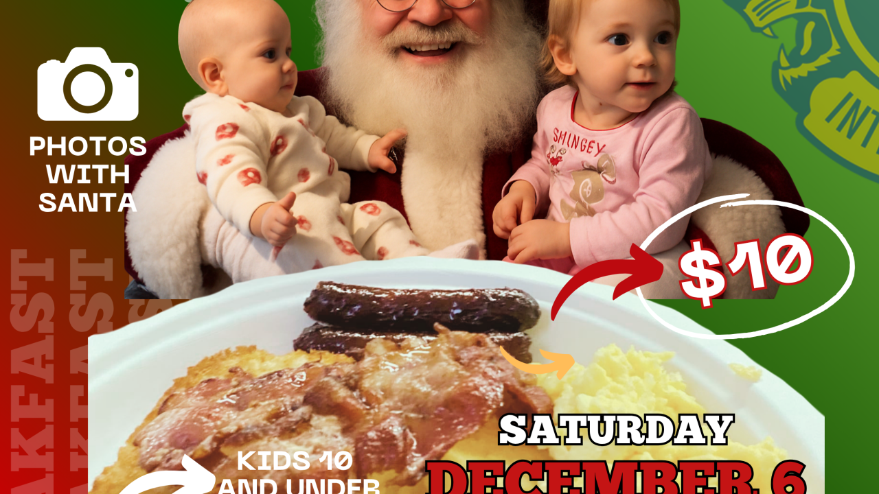 BREAKFAST WITH SANTA!