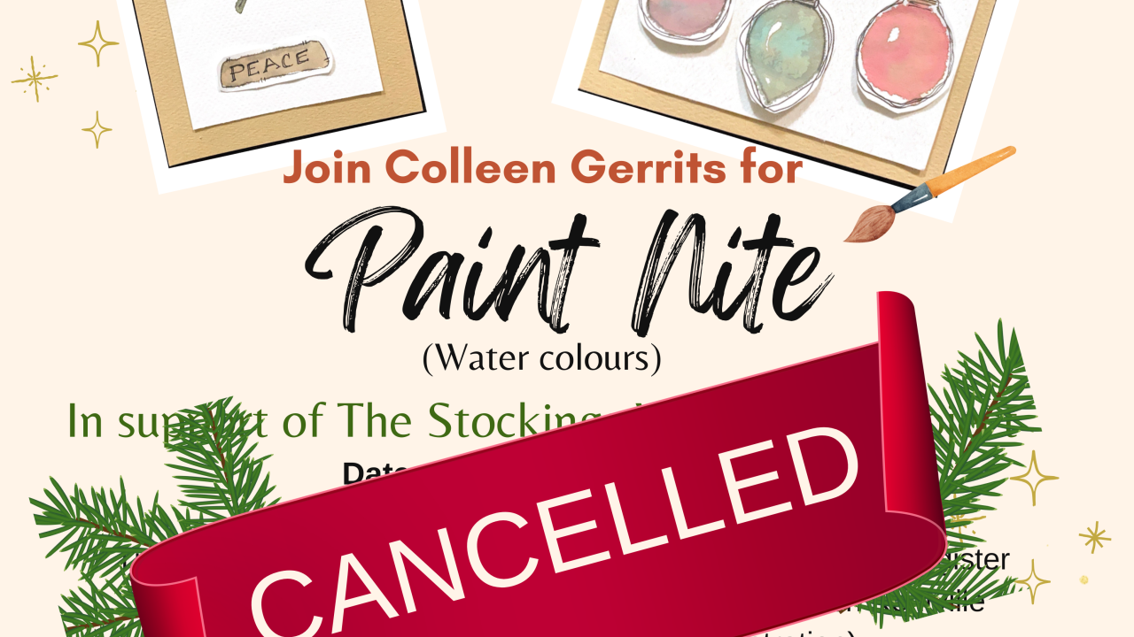 CANCELLED - HOLIDAY PAINT NIGHT WITH COLLEEN GERITS