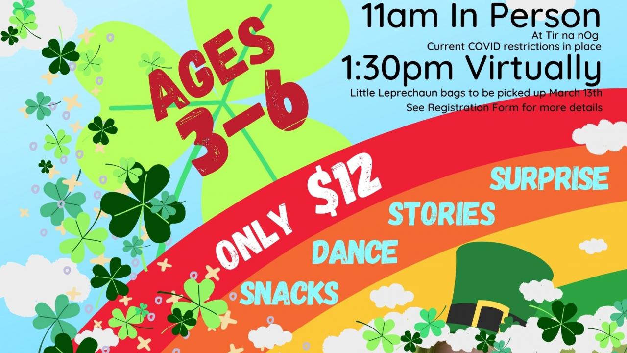 Little Leprechauns Event at Tir na nOg Dance Academy