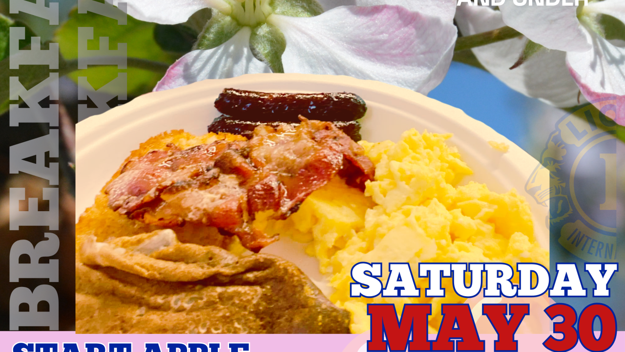 APPLE BLOSSOM BREAKFAST MAY 30