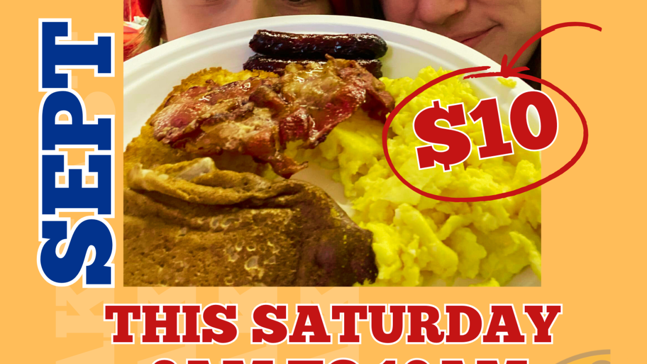 BIG LIONS' BREAKFAST SEPT 6