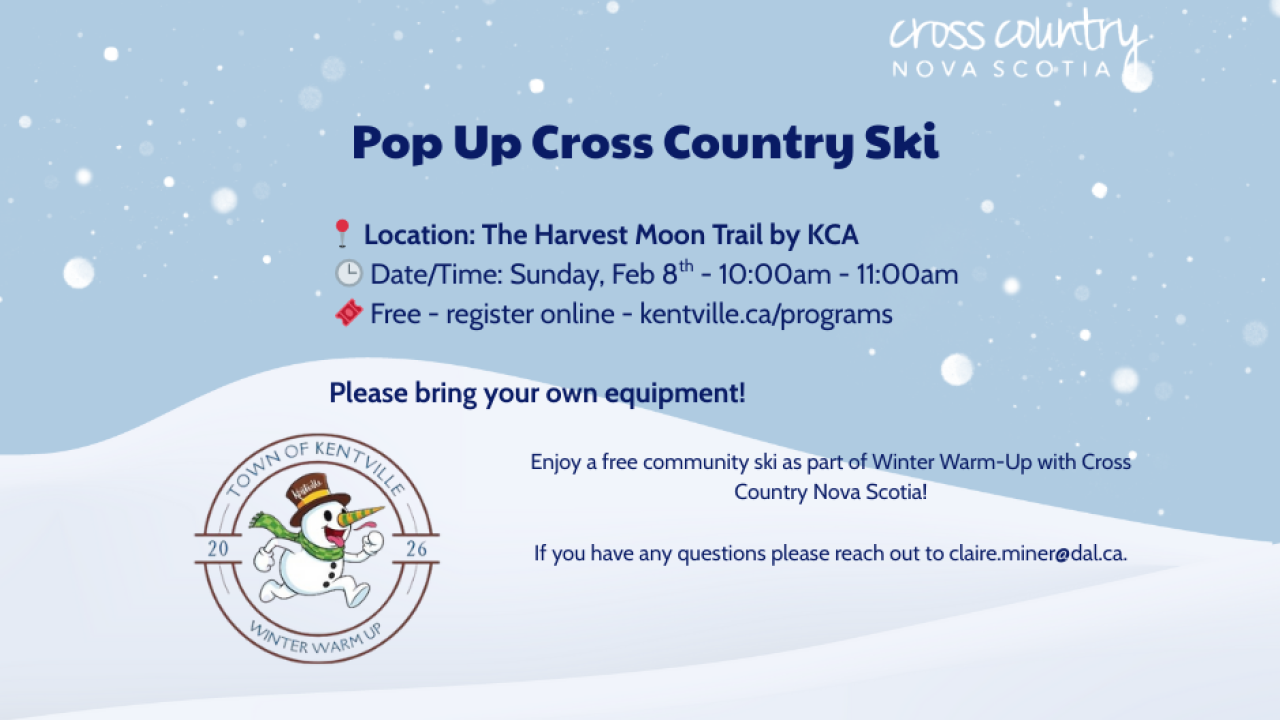 Pop Up Ski, Feb 8 10-11 am