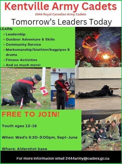 Kentville Army Cadets Open House
