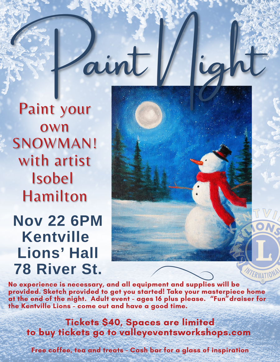 SNOWMAN Paint Night