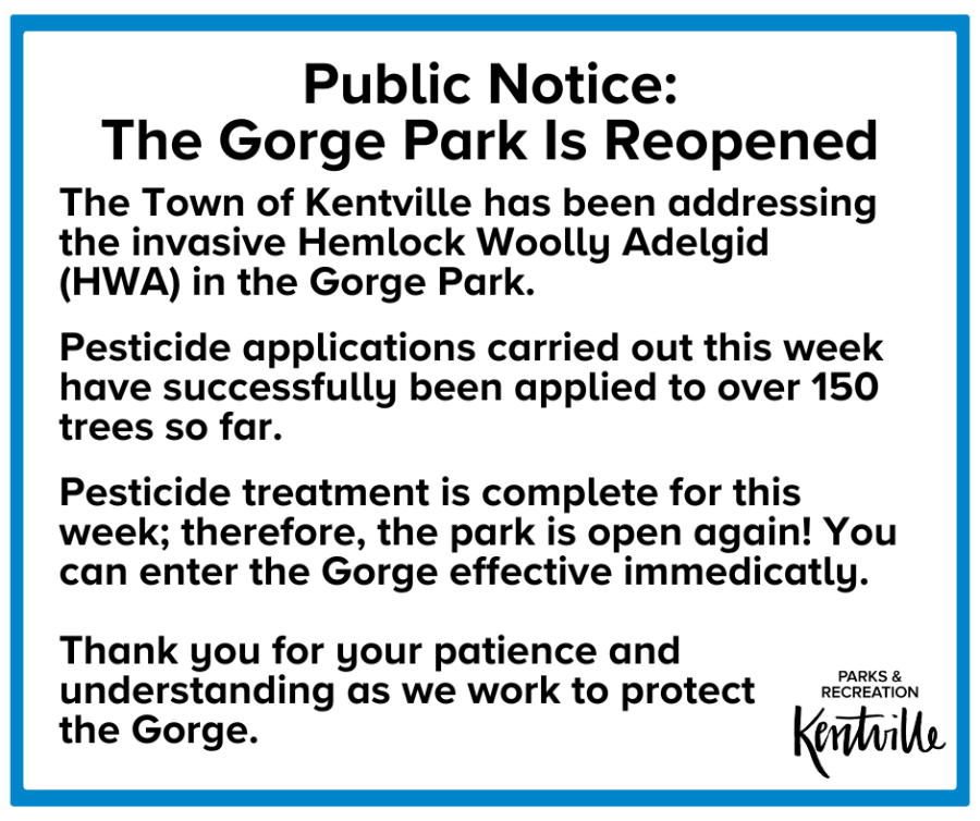 Gorge Reopened