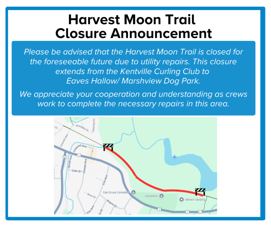 Trail Closure Dec 9