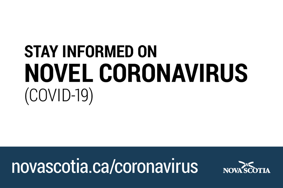 Provincial poster stay informed about coronavirus
