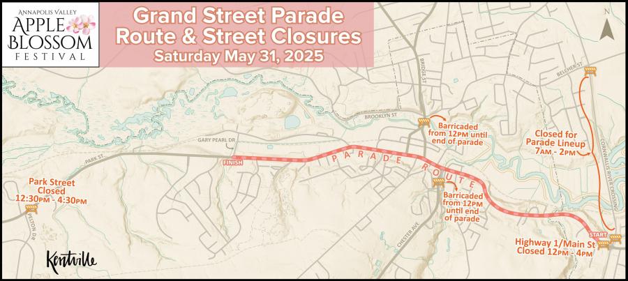 Grand Street Parade Map detour routes