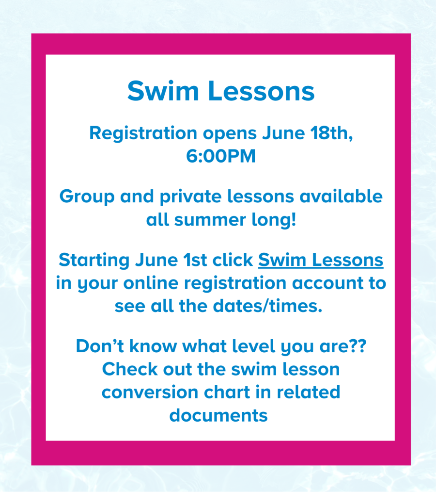 Swim Lesson Info