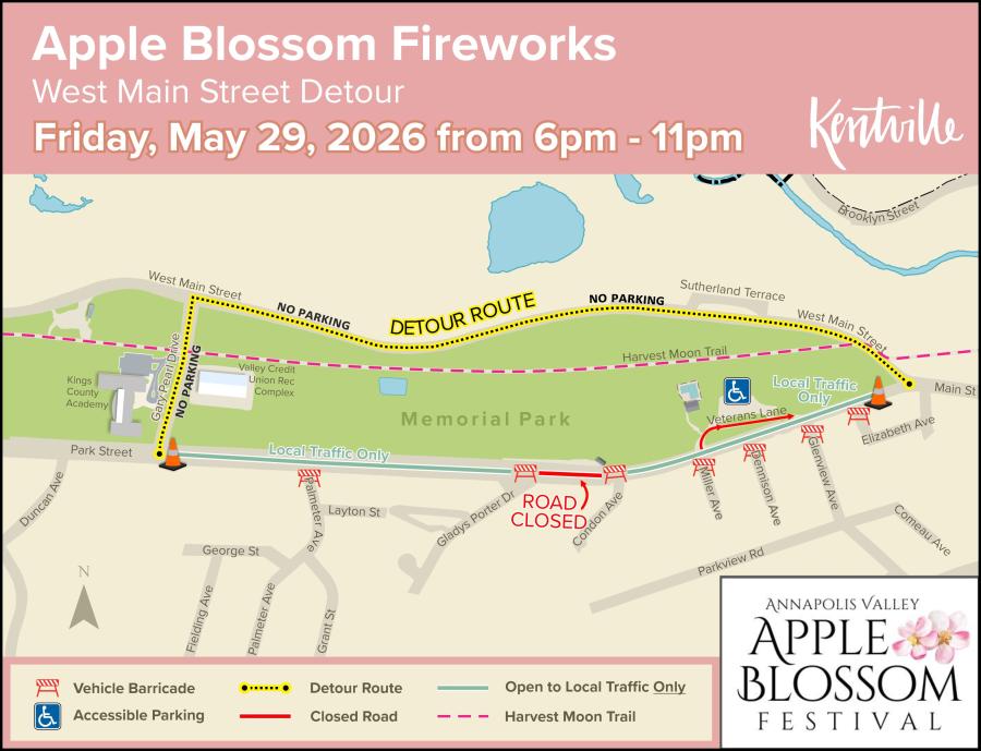 Blossom Bash and Fireworks Show detours and road closures 