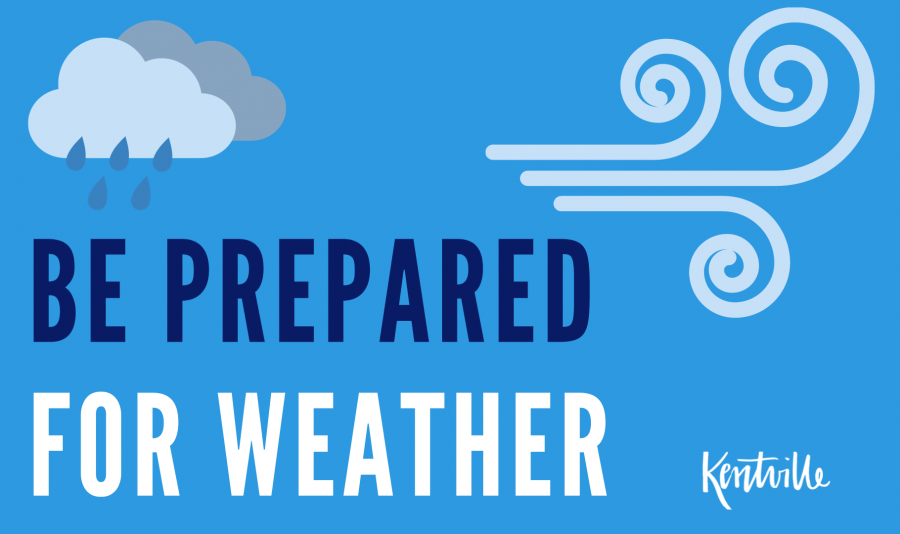 weather preparedness image shows white wind lines on a blue background