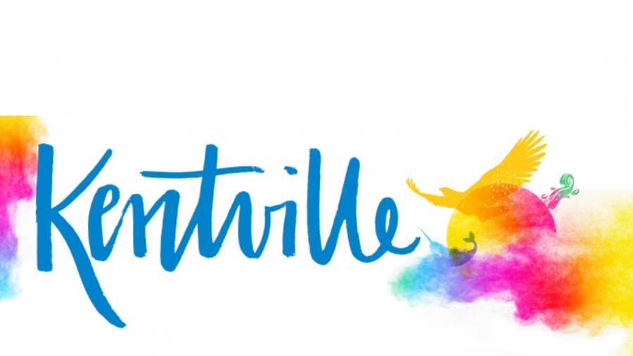 An image shows the word "Kentville" surrounded by this year's indigenous peoples day promotional design