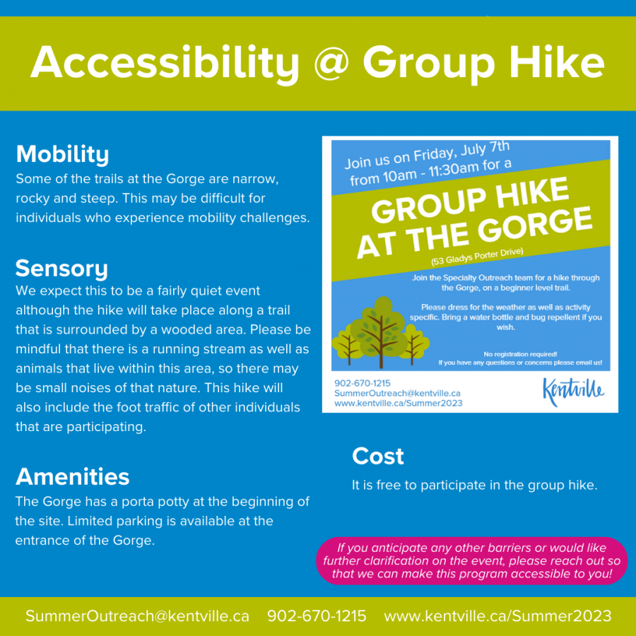 Accessibility at the Group Hike
