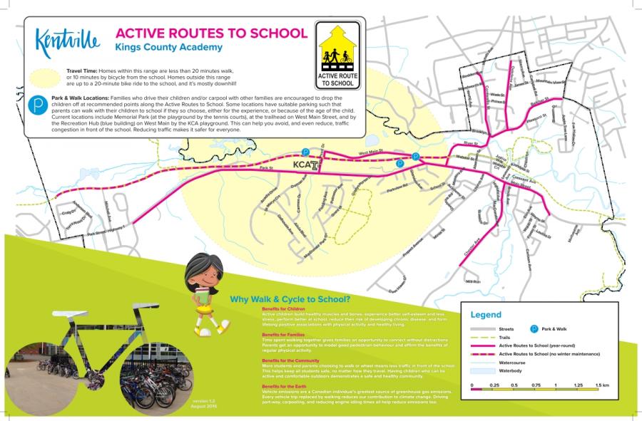 Active Routes to School Map