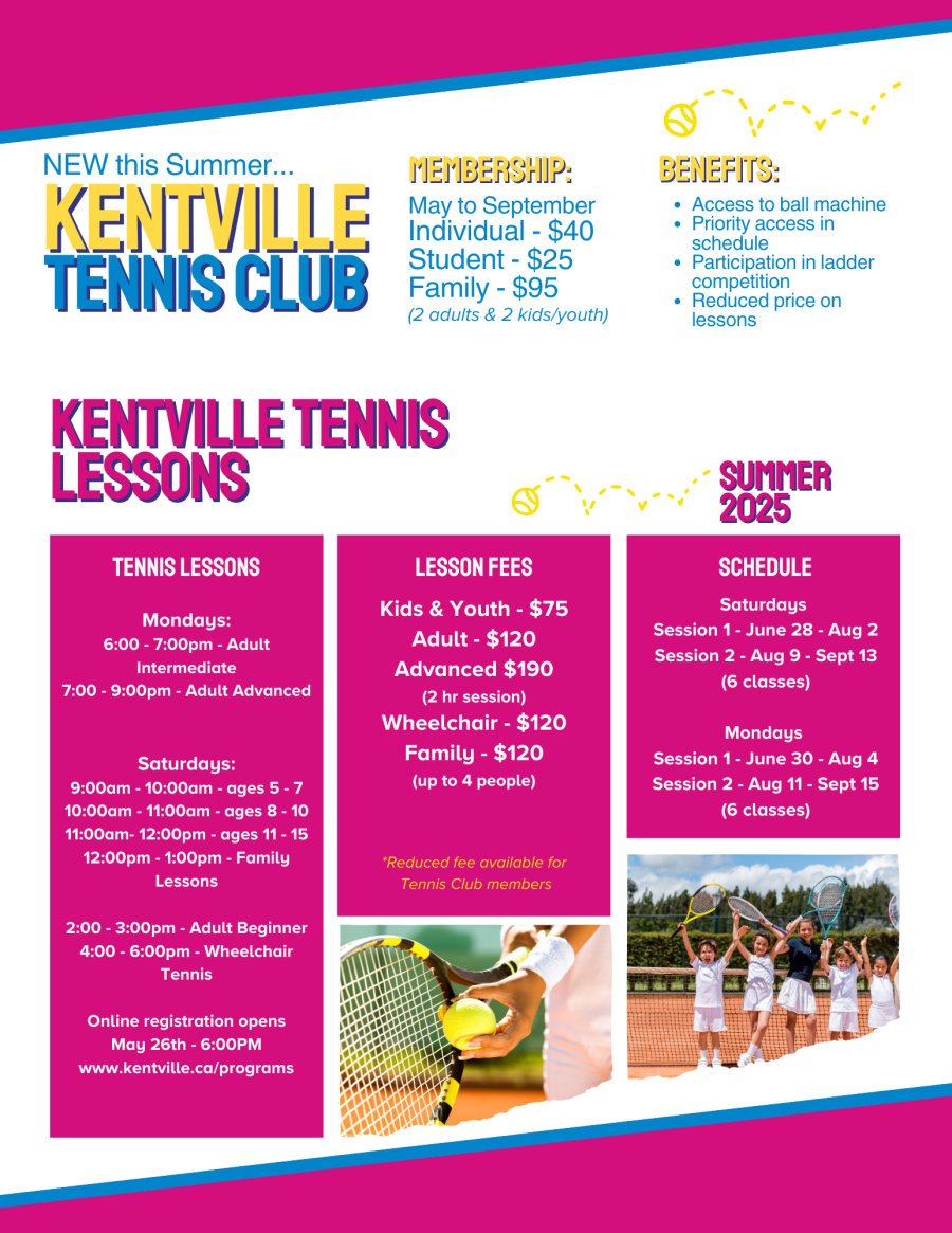 Tennis Lessons 2025