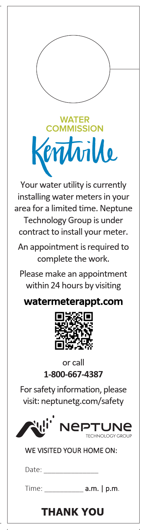 door knocker water meter info