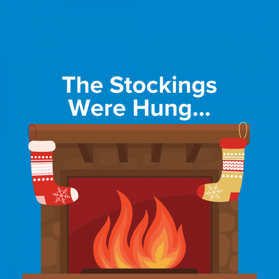 Stockings were hung logo