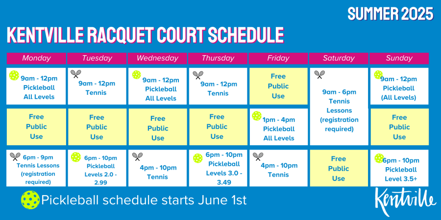 Racquet Court Schedule