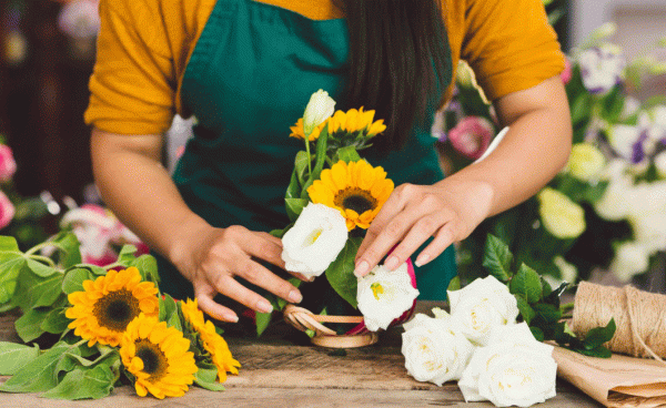 Flower arranging