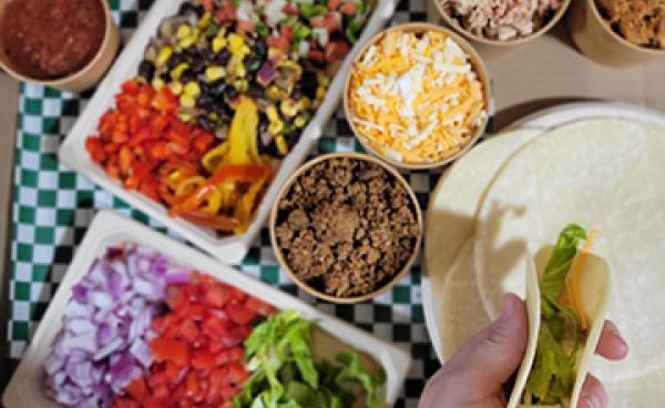TACO KITS - take home or catering lunch, dinner, weddings, birthdays, etc.