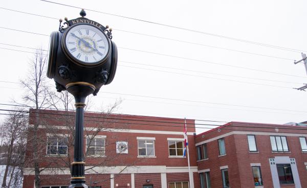 Town Clock and town hall